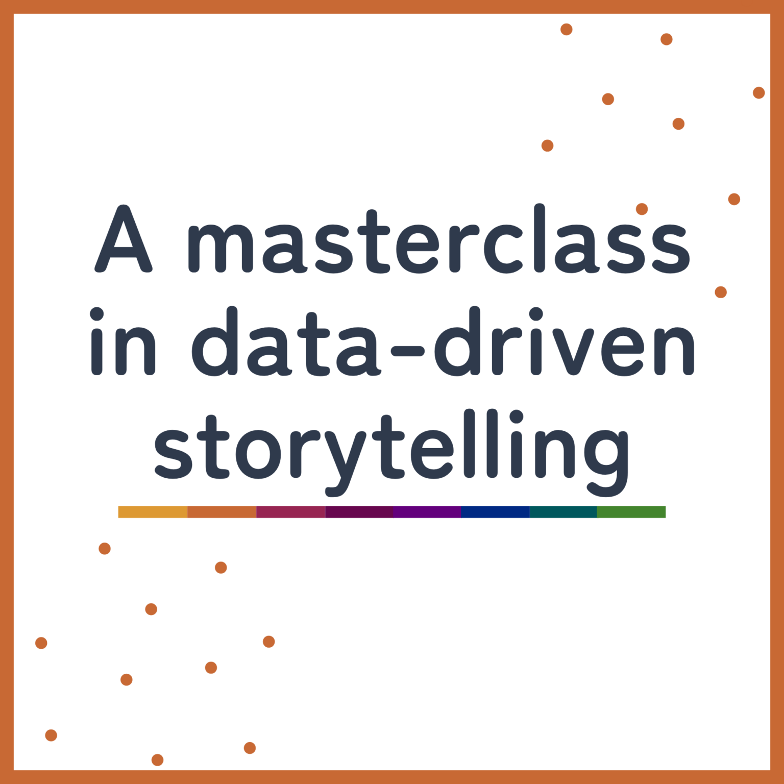 A masterclass in data-driven storytelling